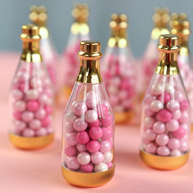 Gold Metallic Champagne Bottle Favor Container - DIY (Set of 12) Alternate Image 4, Kate Aspen | Favor Container