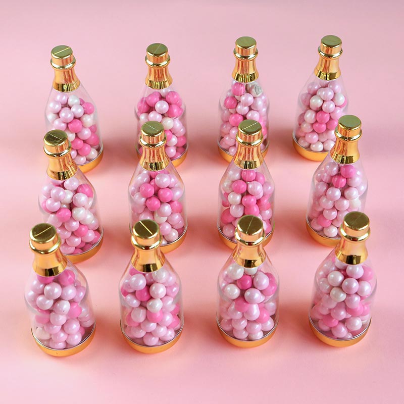 Gold Metallic Champagne Bottle Favor Container - DIY (Set of 12) Alternate Image 7, Kate Aspen | Favor Container