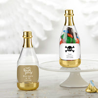 Thumbnail for Personalized Gold Metallic Champagne Bottle Favor Container - Holiday (Set of 12) Alternate Image 2, Kate Aspen | Favor Container