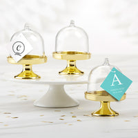 Thumbnail for Personalized Small Bell Jar with Gold Base - Monogram (Set of 12)