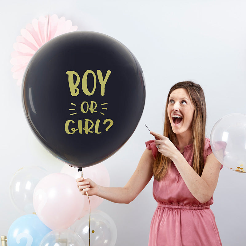 Jumbo Gender Reveal 12 Piece Balloon Set