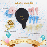 Thumbnail for Jumbo Gender Reveal 12 Piece Balloon Set