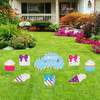 Thumbnail for Birthday Yard Sign - Rainbow (Set of 8) Main Image, Kate Aspen | Yard Sign