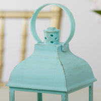 Thumbnail for LED Vintage Decorative Blue Lantern - Marrakesh (Set of 2) Alternate Image 5, Kate Aspen | Lantern