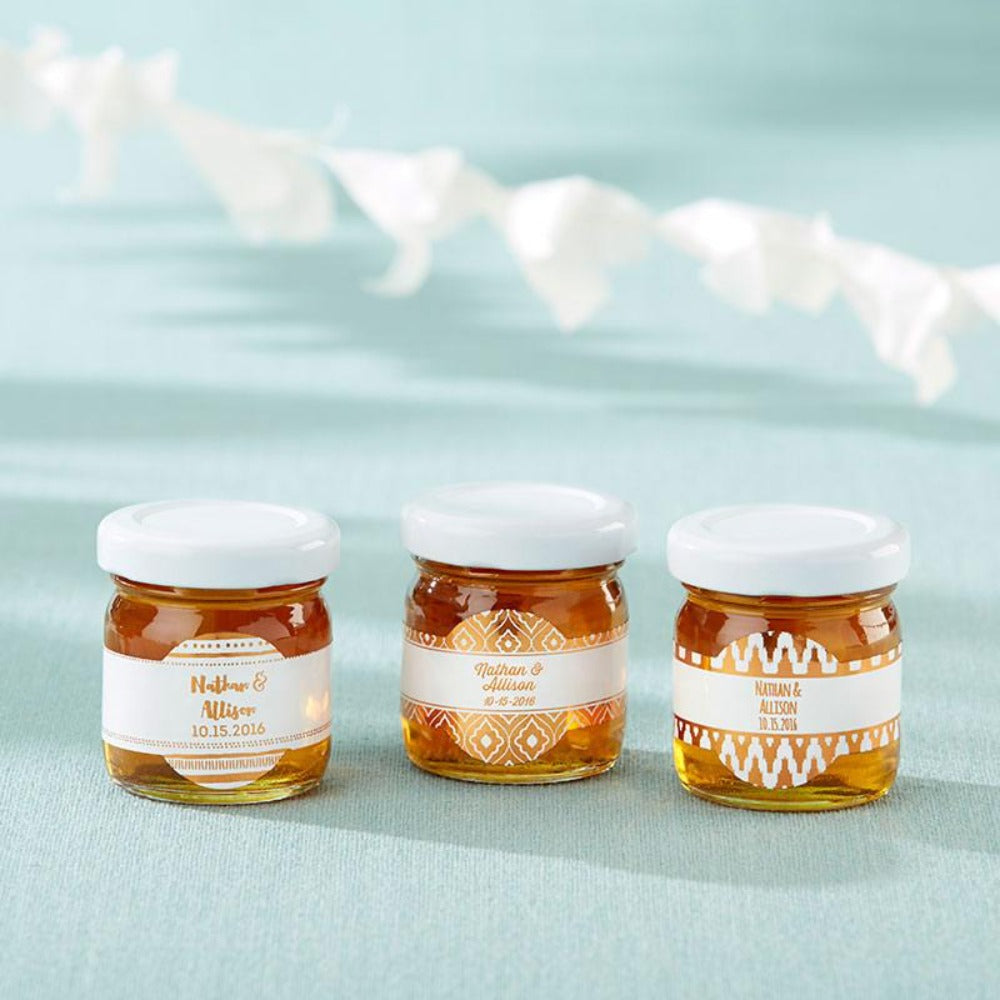 Personalized Honey Jar - Copper Foil (Set of 12)