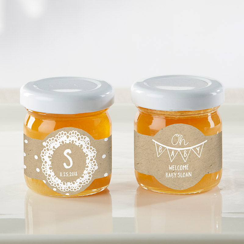 Personalized Clover Honey - Rustic Charm Baby Shower (Set of 12)