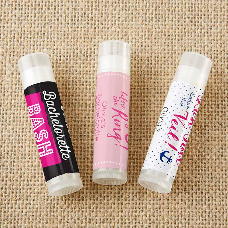 Personalized Lip Balm - Bachelorette (Set of 12)
