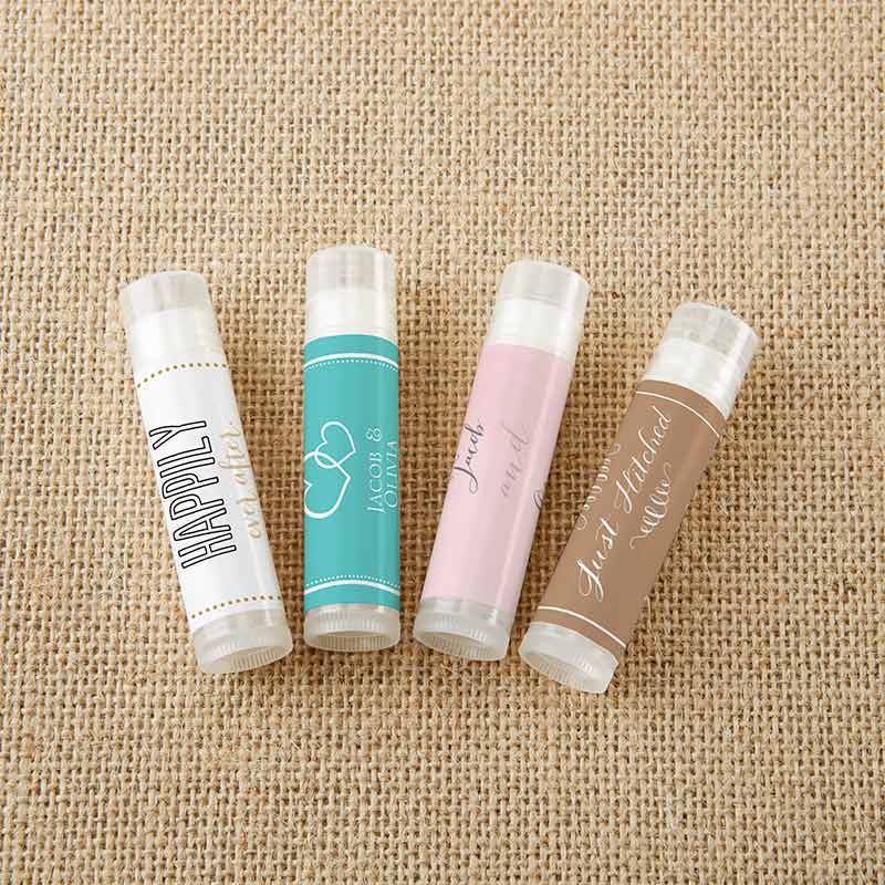 Personalized Lip Balm - Wedding (Set of 12)