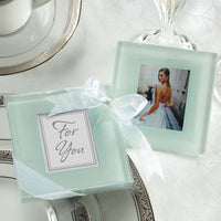 Thumbnail for Forever Photo Frosted Glass Coaster (Set of 2)