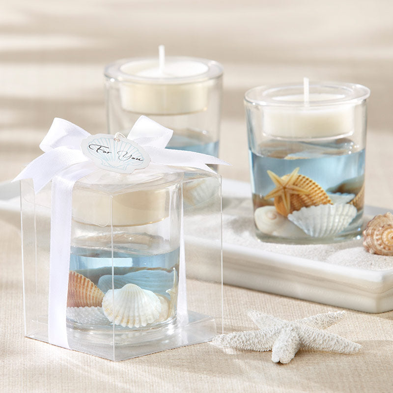 Seashell Gel Tea Light Holder Alternate Image 6, Kate Aspen | Candles & Votives