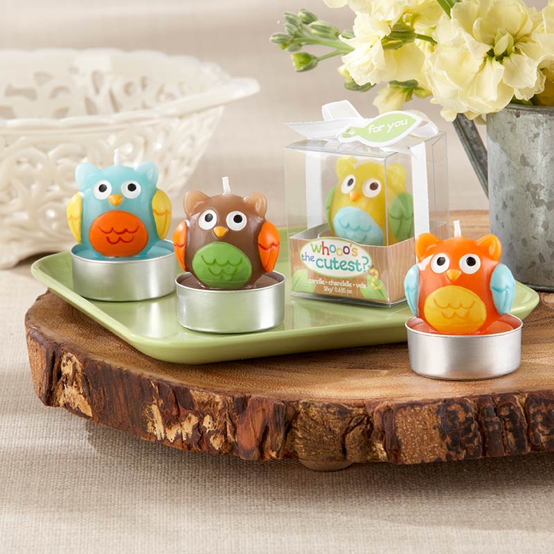 Whooo's the Cutest Baby Owl Candle - Assorted (Set of 4)