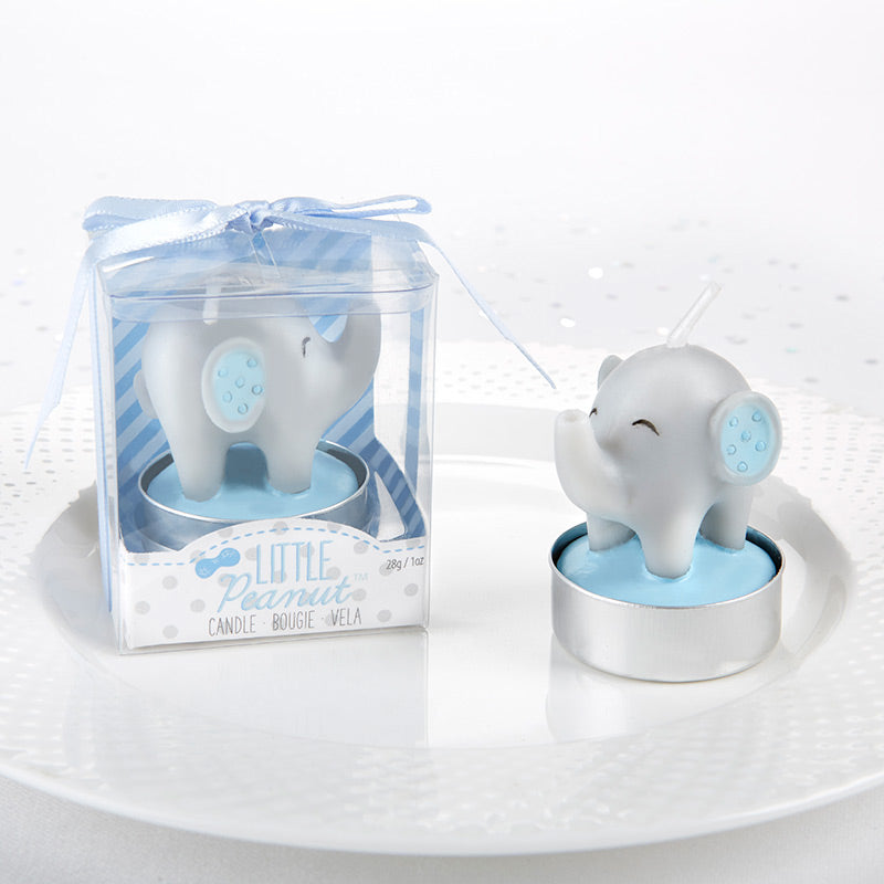 Elephant Shaped Candle - Little Peanut (Blue) (Set of 4)