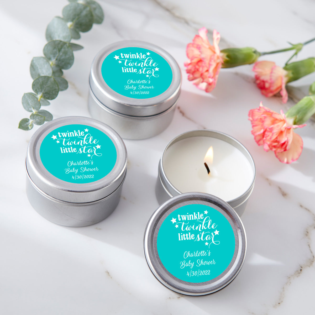 Personalized Travel Candle Tin - Baby Shower Alternate Image 3, Kate Aspen | Candles & Votives