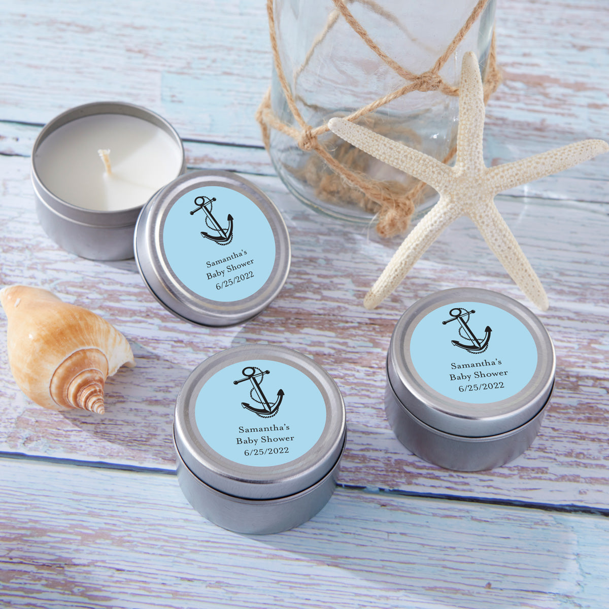 Personalized Travel Candle Tin - Baby Shower Alternate Image 5, Kate Aspen | Candles & Votives