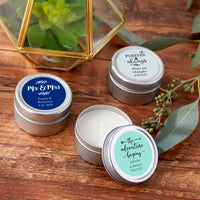 Personalized Travel Candle Tin - Wedding Alternate Image 2, Kate Aspen | Candles & Votives