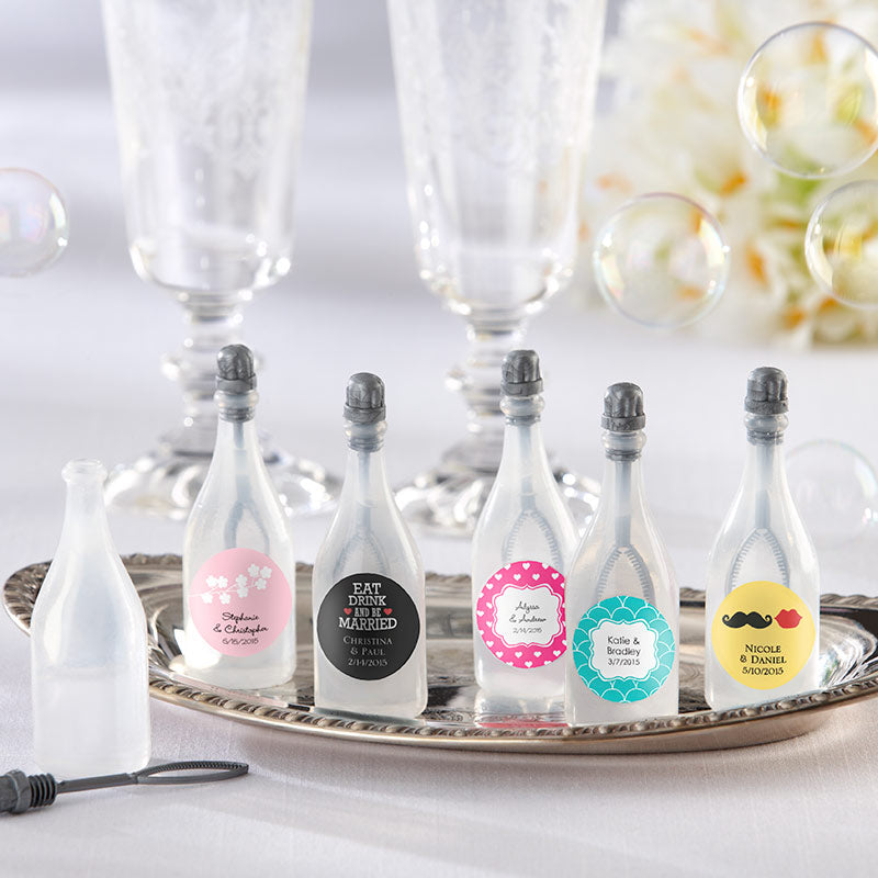 Bubble Bottles - Wedding (Set of 24) (Available Personalized)