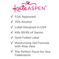 Thumbnail for Personalized 2 oz. Hand Sanitizer (Set of 12) Alternate Image 7, Kate Aspen | Health & Beauty
