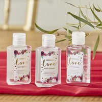 Thumbnail for 2 oz. Hand Sanitizer - Burgundy Blush Floral (Set of 12) Main Image, Kate Aspen | Hand Sanitizer