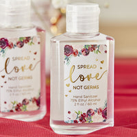 Thumbnail for 2 oz. Hand Sanitizer - Burgundy Blush Floral (Set of 12) Alternate Image 3, Kate Aspen | Hand Sanitizer