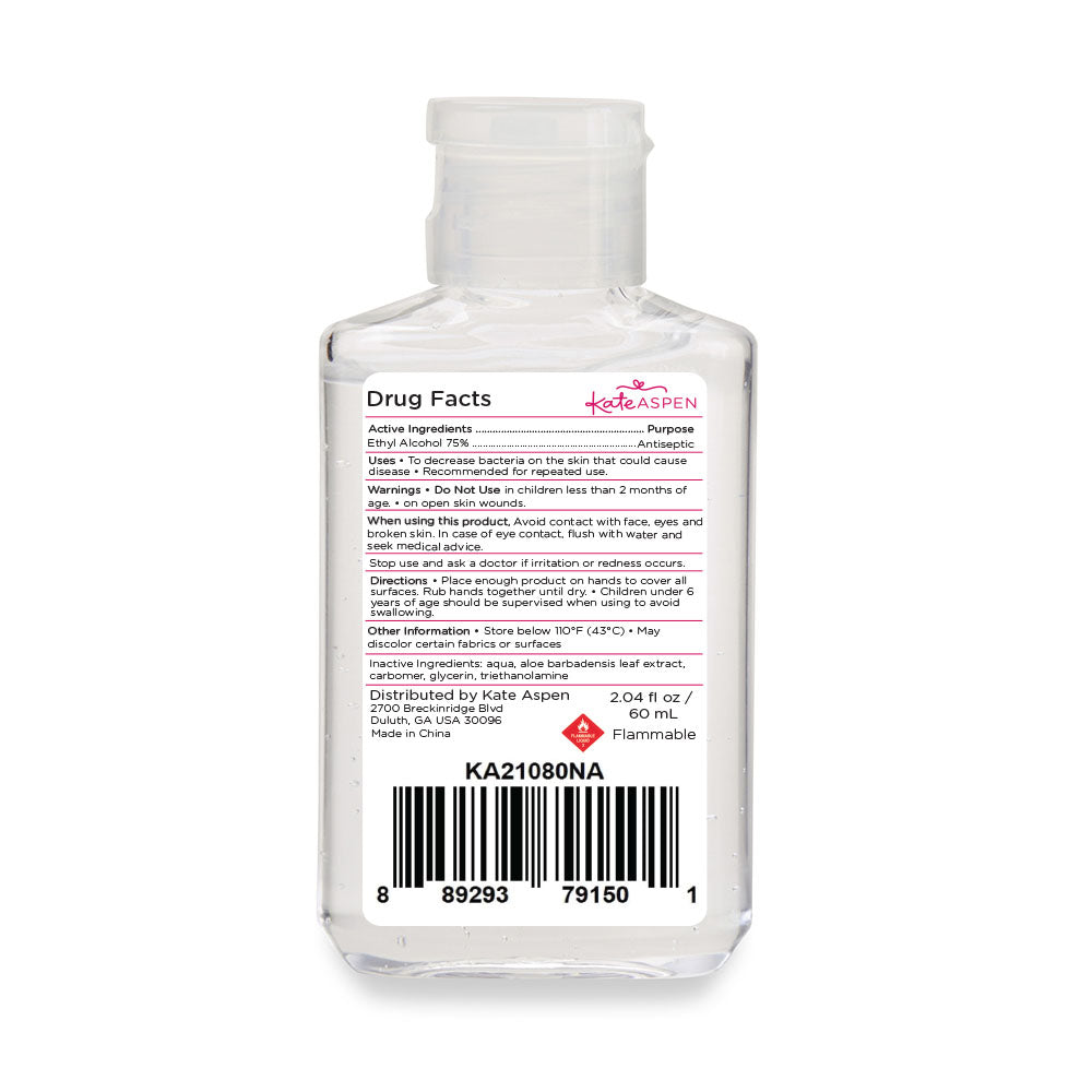 2 oz. Hand Sanitizer - Burgundy Blush Floral (Set of 12) Alternate Image 4, Kate Aspen | Hand Sanitizer