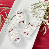 Thumbnail for 2 oz. Hand Sanitizer - Burgundy Blush Floral (Set of 12) Alternate Image 7, Kate Aspen | Hand Sanitizer