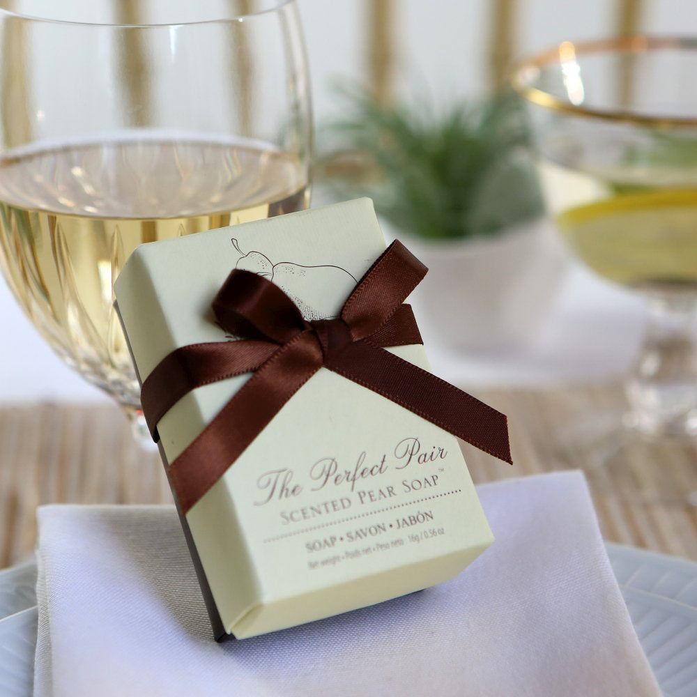 The Perfect Pair Scented Pear Soap (Set of 4) Alternate Image 2, Kate Aspen | Bath & Soap