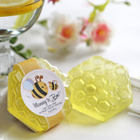Thumbnail for Mommy To Bee Honey Scented Honeycomb Soap (Set of 4) Alternate Image 7, Kate Aspen | Bath & Soap