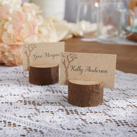 Thumbnail for Rustic Real-Wood Place Card/Photo Holder (Set of 4)