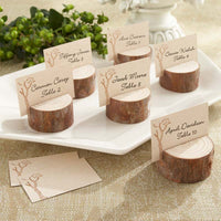 Thumbnail for Rustic Real-Wood Place Card/Photo Holder (Set of 4)