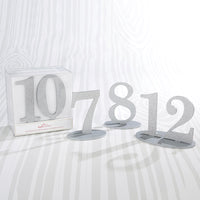 Thumbnail for Silver Glitter Table Numbers (7-12)