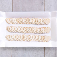 Wooden Hearts for Guest Book Alternative (Set of 75) Main Image, Kate Aspen | Frames