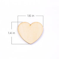 Wooden Hearts for Guest Book Alternative (Set of 75) Alternate Image 4, Kate Aspen | Frames