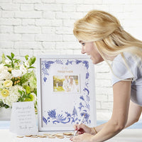 Thumbnail for Wedding Guest Book Alternative - Blue Willow Alternate Image 2, Kate Aspen | Guest Book