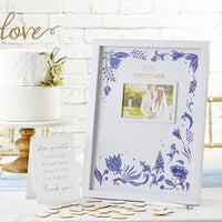 Thumbnail for Wedding Guest Book Alternative - Blue Willow Main Image, Kate Aspen | Guest Book