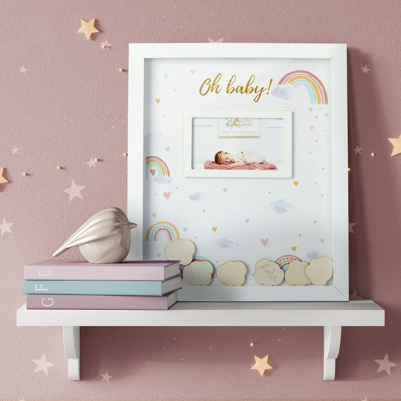 Baby Shower Guest Book Alternative - Boho Rainbow Alternate Image 4, Kate Aspen | Guest Book