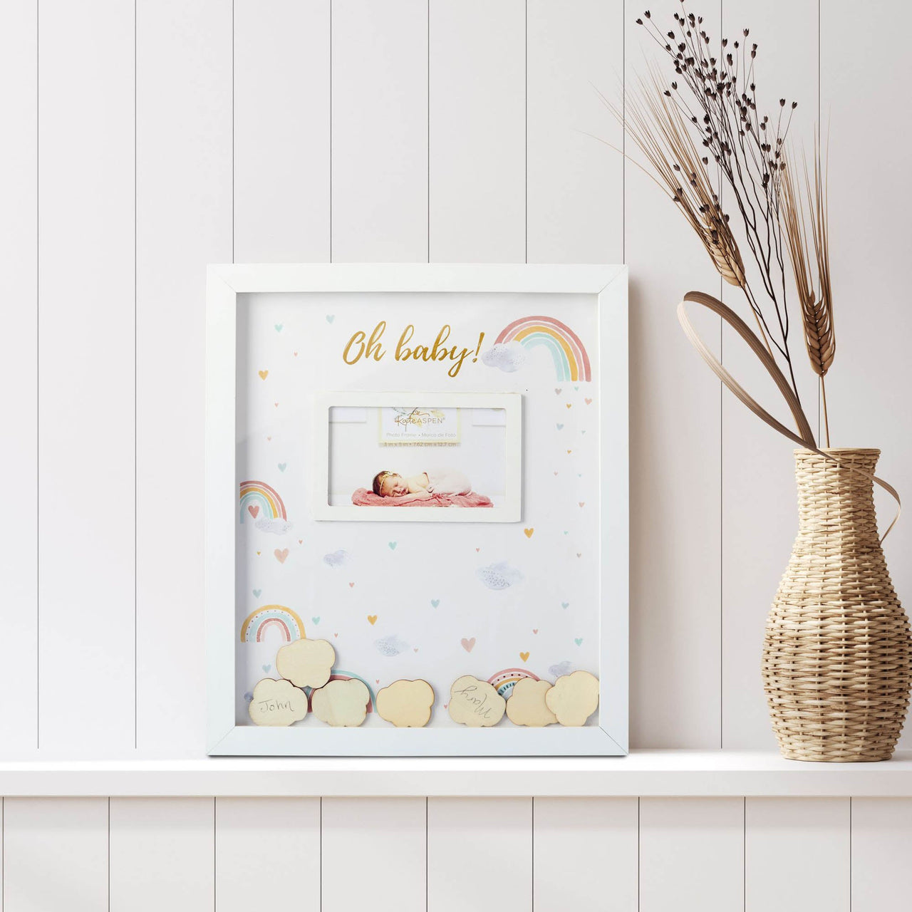 Baby Shower Guest Book Alternative - Boho Rainbow Alternate Image 7, Kate Aspen | Guest Book