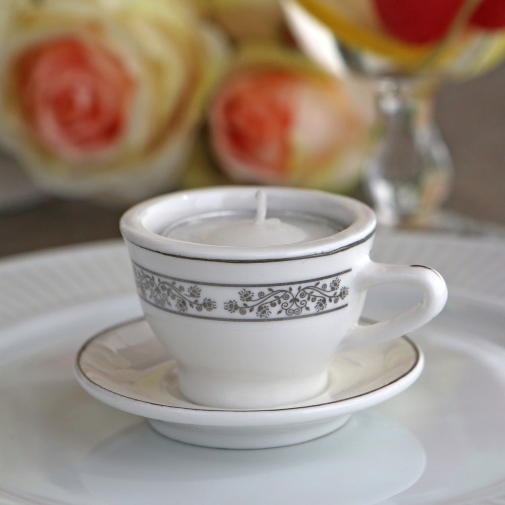 Teacups & Tea Lights Miniature Porcelain Tea Light Holder