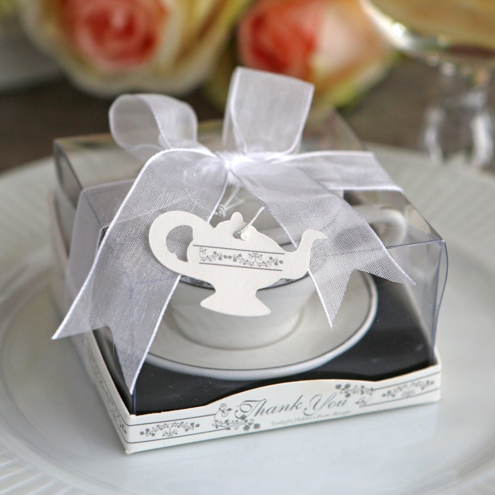 Teacups & Tea Lights Miniature Porcelain Tea Light Holder