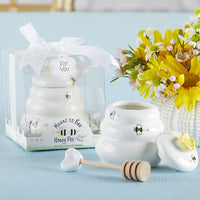 Thumbnail for Meant to Bee Ceramic Honey Pot with Wooden Dipper