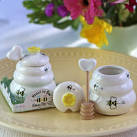 Thumbnail for Meant to Bee Ceramic Honey Pot with Wooden Dipper