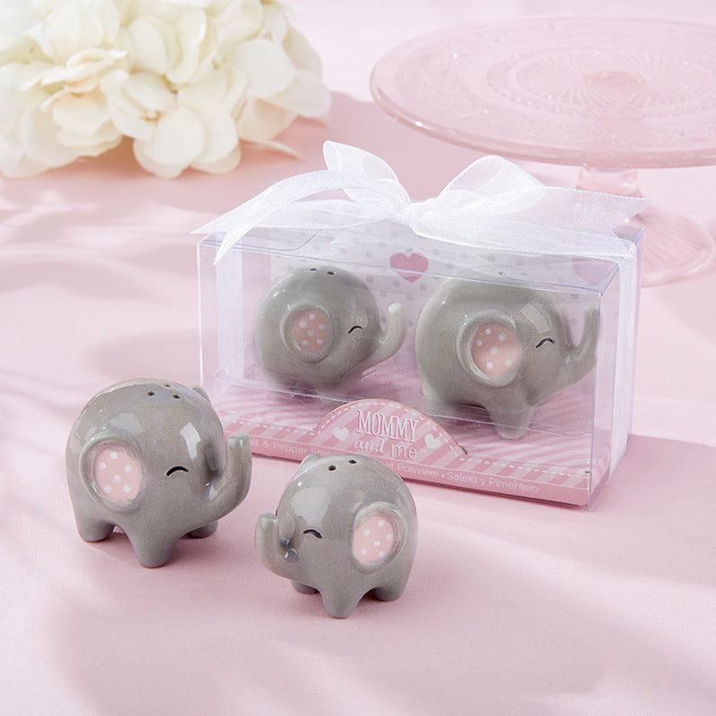 Little Peanut Ceramic Elephant Salt & Pepper Shakers