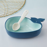 Thumbnail for Whale Shaped Dip Bowl & Spoon