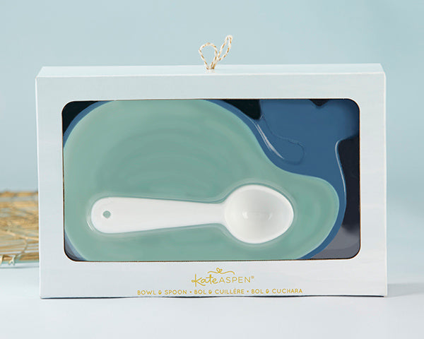 Whale Shaped Dip Bowl & Spoon