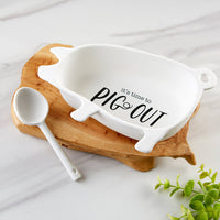 Thumbnail for Pig Out Dip Bowl & Spoon