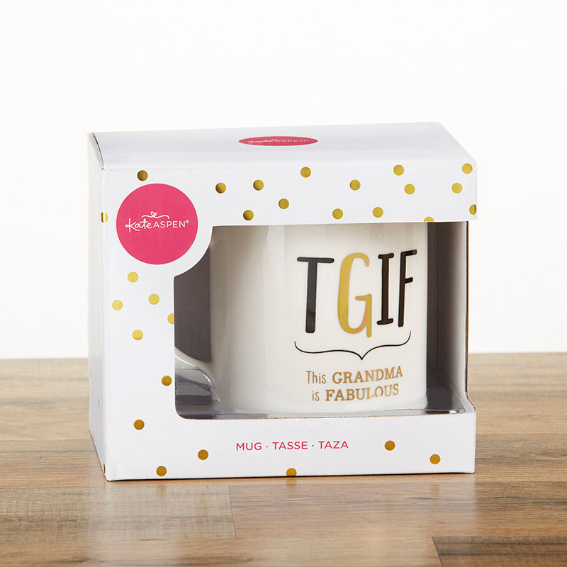 Grandma TGIF 16 oz. White Coffee Mug