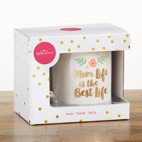 Thumbnail for Mom Life 16 oz. Mug with Gold Foil Handle