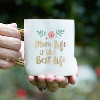 Thumbnail for Mom Life 16 oz. Mug with Gold Foil Handle