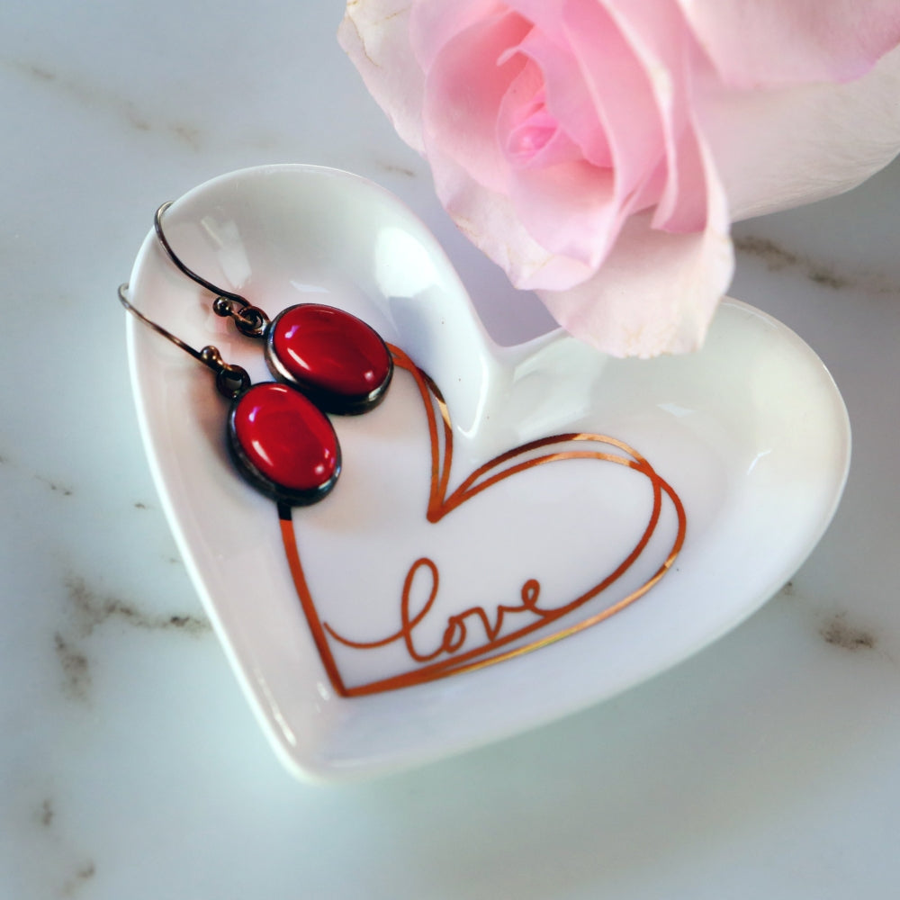 Heart Shaped Trinket Dish - Small Alternate Image 3, Kate Aspen | Trinket Dish