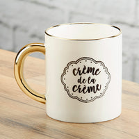 Thumbnail for Crème de la Crème 16 oz. Mug with Gold Foil Handle