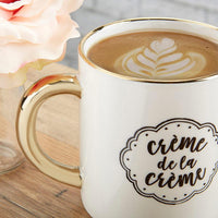Thumbnail for Crème de la Crème 16 oz. Mug with Gold Foil Handle